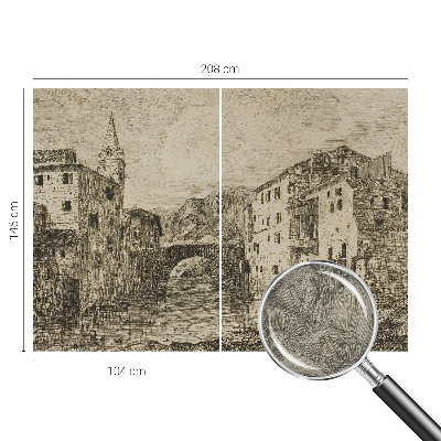 Vliesová fototapeta pro děti Panorama města