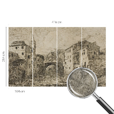 Vliesová fototapeta pro děti Panorama města