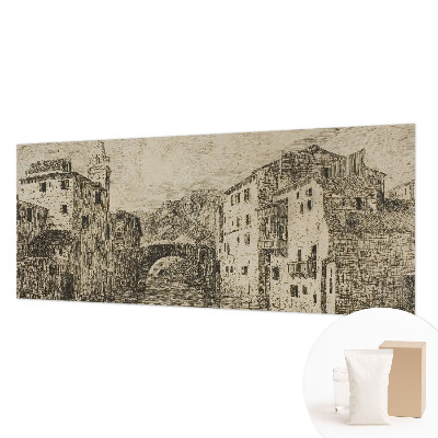 Vliesová fototapeta pro děti Panorama města