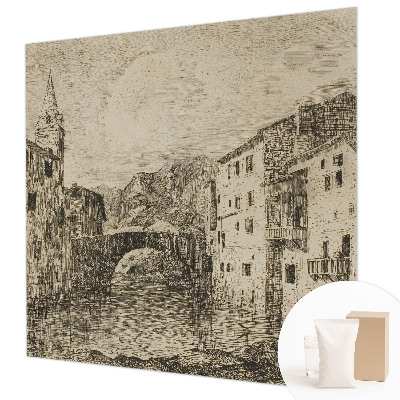 Vliesová fototapeta pro děti Panorama města