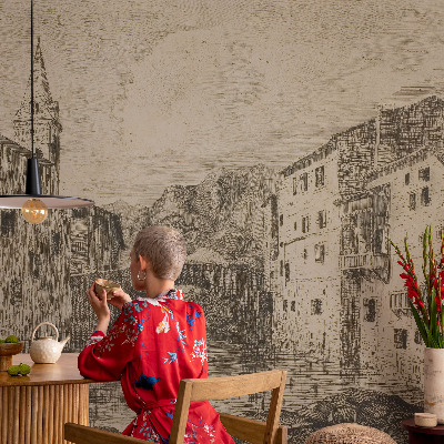 Vliesová fototapeta pro děti Panorama města