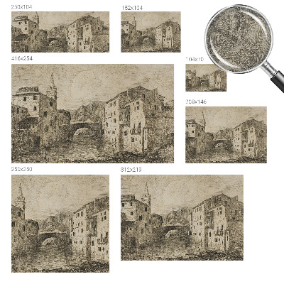Vliesová fototapeta pro děti Panorama města