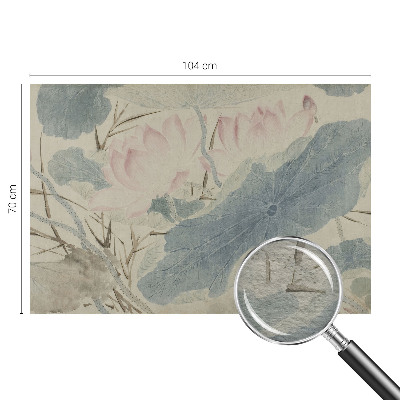 Fotografická tapeta vliesová Lotosové listy