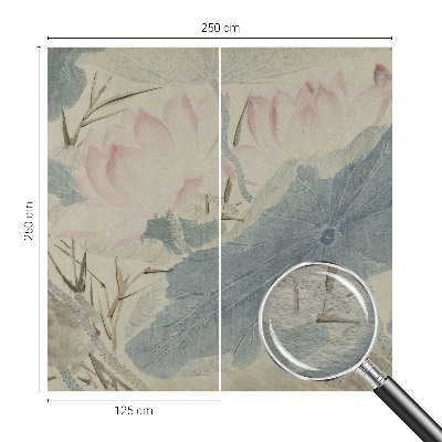 Fotografická tapeta vliesová Lotosové listy