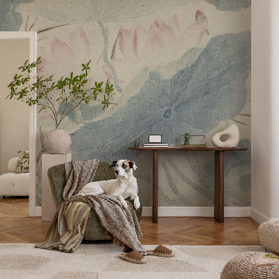 Fotografická tapeta vliesová Lotosové listy