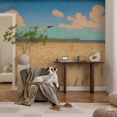 Moderní fototapeta na míru Pšeničné pole