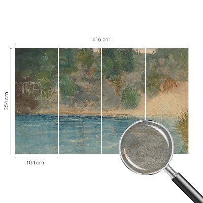 Fotografická tapeta na vliesu Tropické pobřeží