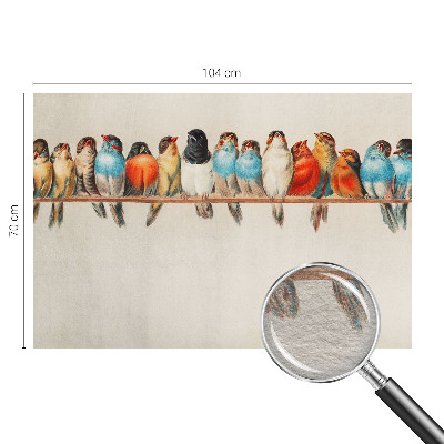 Fototapeta na stěnu Ptáci na větvi