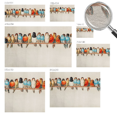 Fototapeta na stěnu Ptáci na větvi