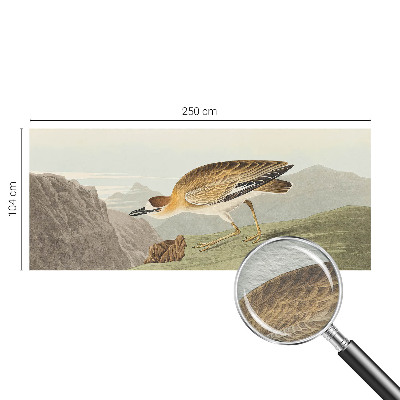 Vliesová fototapeta do ložnice Horský pták