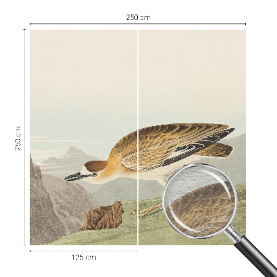 Vliesová fototapeta do ložnice Horský pták