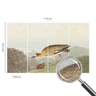 Vliesová fototapeta do ložnice Horský pták