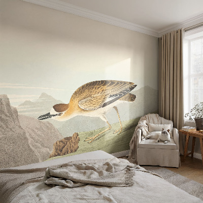 Vliesová fototapeta do ložnice Horský pták