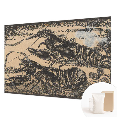 Dekorativní fototapeta na zeď Vodní rak