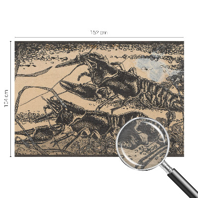 Dekorativní fototapeta na zeď Vodní rak