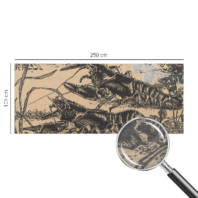 Dekorativní fototapeta na zeď Vodní rak