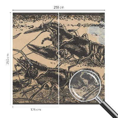 Dekorativní fototapeta na zeď Vodní rak