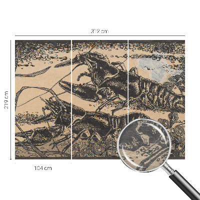 Dekorativní fototapeta na zeď Vodní rak