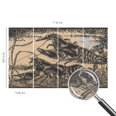 Dekorativní fototapeta na zeď Vodní rak