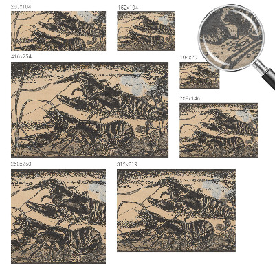 Dekorativní fototapeta na zeď Vodní rak