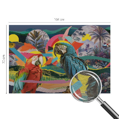 Moderní fototapeta na míru Exotických ptáků