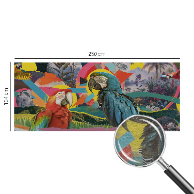 Moderní fototapeta na míru Exotických ptáků