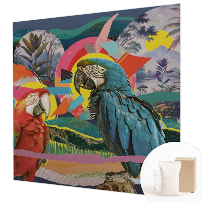 Moderní fototapeta na míru Exotických ptáků