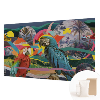 Moderní fototapeta na míru Exotických ptáků