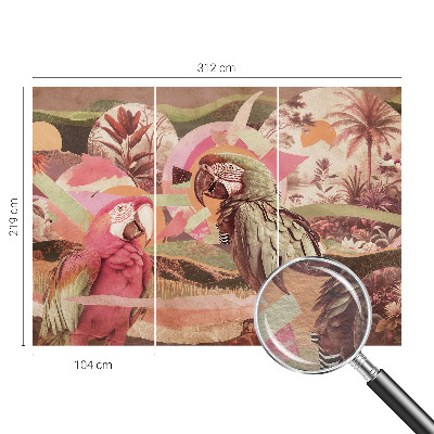 Fototapeta na míru do ložnice Tropických ptáků