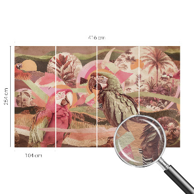 Fototapeta na míru do ložnice Tropických ptáků