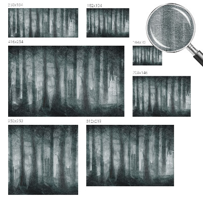 Fotografická tapeta na vliesu Tajemný les