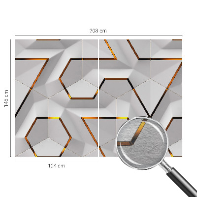 Fototapeta na míru do obýváku Moderní geometrie