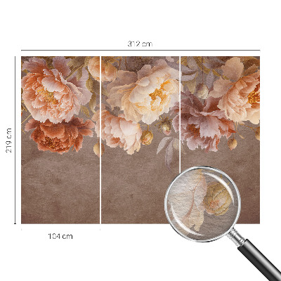 Vliesová fototapeta do ložnice Květinová elegance