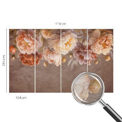 Vliesová fototapeta do ložnice Květinová elegance