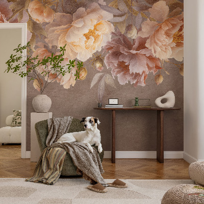 Vliesová fototapeta do ložnice Květinová elegance