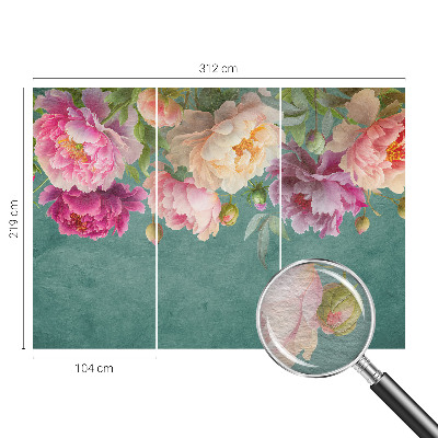 Fototapeta s potiskem na vliesu Květinová elegance