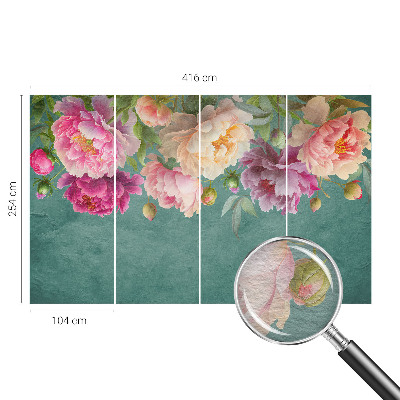 Fototapeta s potiskem na vliesu Květinová elegance