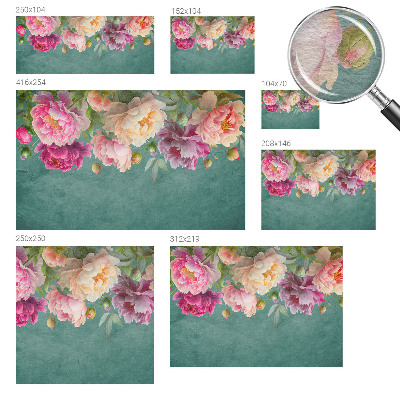 Fototapeta s potiskem na vliesu Květinová elegance