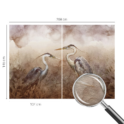 Fotografická tapeta na vliesu Elegantní ptáci