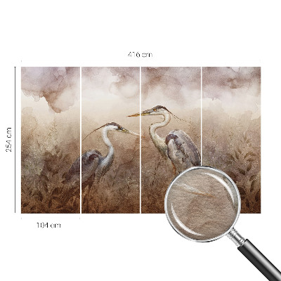 Fotografická tapeta na vliesu Elegantní ptáci