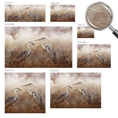 Fotografická tapeta na vliesu Elegantní ptáci