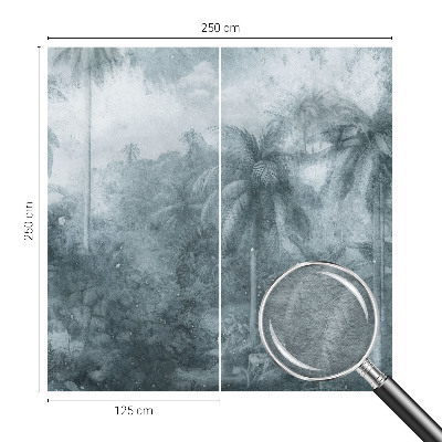 3D fototapeta Tropická vegetace