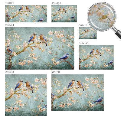 Fototapeta do ložnice Jarní ptáci