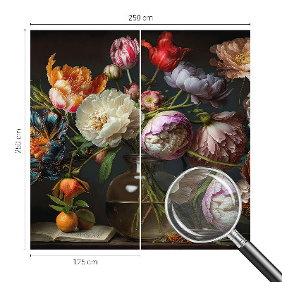 Vliesová fototapeta do ložnice Kytice květin