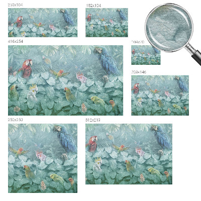 Vliesová fototapeta pro děti Exotických ptáků