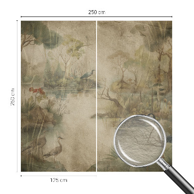 Fototapeta na míru do obýváku Lesní scéna