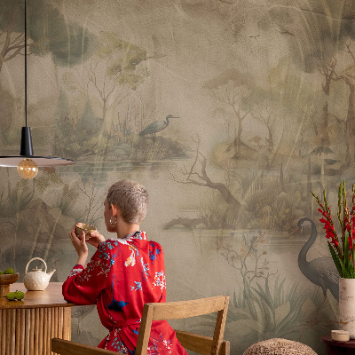 Fototapeta na míru do obýváku Lesní scéna