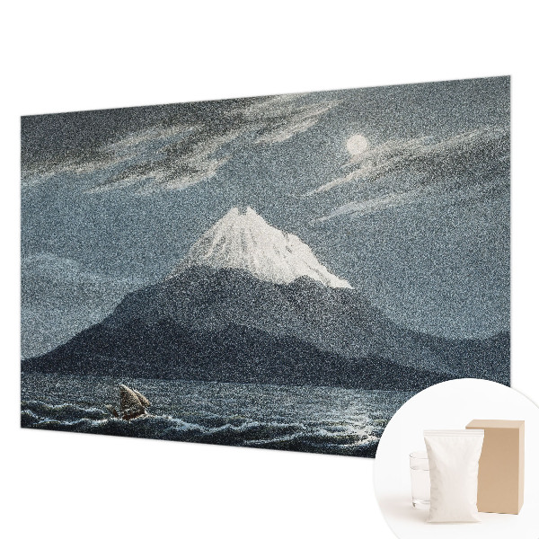 Vliesová fototapeta do ložnice Měsíční noc