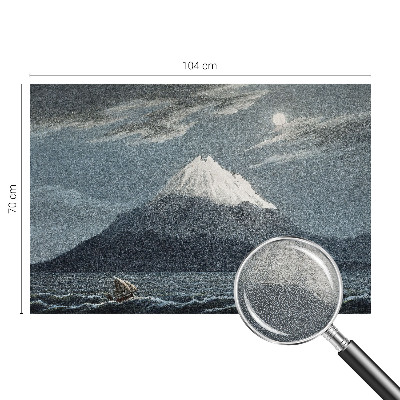 Vliesová fototapeta do ložnice Měsíční noc