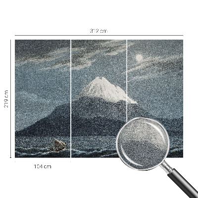 Vliesová fototapeta do ložnice Měsíční noc